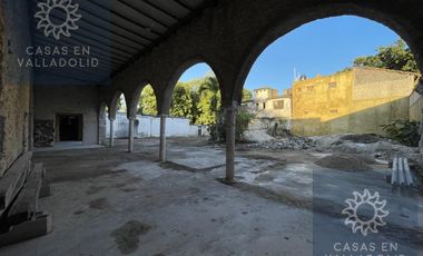 Casona en renta con amplio terreno en el centro de Valladolid