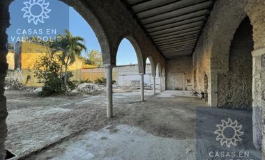 Casona en renta con amplio terreno en el centro de Valladolid