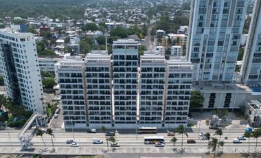Departamento en RENTA de 2 recamaras, con vista al mar y alberca, Palms Residences