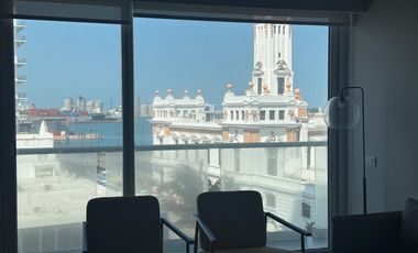 Departamento en RENTA AMUEBLADO de 2 recamaras, alberca, cerca del malecon de Veracruz