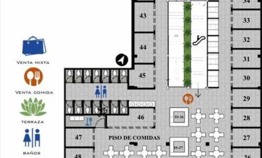 Renta Espacios para Modulos Plaza Comercial Catedral 3,000 CBR1