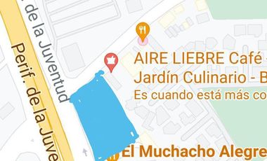 TERRENO COMERCIAL EN RENTA EN ESQUINA SOBRE PERIFÉRICO DE LA JUVENTUD