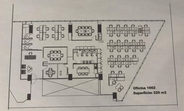 TORRE AMERICAS, Oficina en RENTA de 320m2 en piso 19, amublada y climatizada