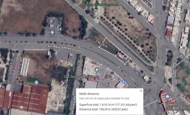 Terreno en  en avenida importante