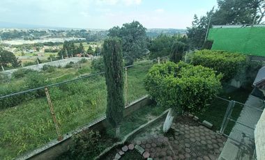 Casa en renta con cuatro habitaciones y jardín en Tizatlan, Tlaxcala.