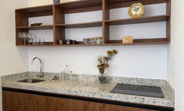 Departamento amueblado en renta en Mérida