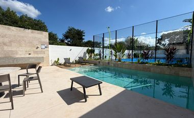 Departamento amueblado en renta en Mérida