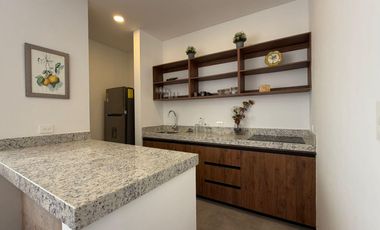 Departamento amueblado en renta en Mérida