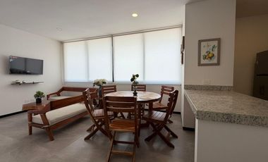 Departamento amueblado en renta en Mérida