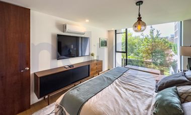 DEPARTAMENTO AMUEBLADO EN RENTA EN ALEGRA TOWERS TIPO GARDEN PB CON JARDÍN PRIVADO