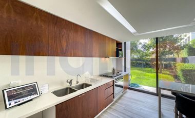 DEPARTAMENTO AMUEBLADO EN RENTA EN ALEGRA TOWERS TIPO GARDEN PB CON JARDÍN PRIVADO