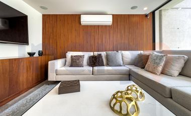 DEPARTAMENTO AMUEBLADO EN RENTA EN ALEGRA TOWERS TIPO GARDEN PB CON JARDÍN PRIVADO