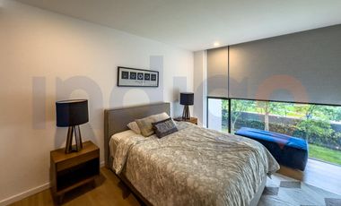 DEPARTAMENTO AMUEBLADO EN RENTA EN ALEGRA TOWERS TIPO GARDEN PB CON JARDÍN PRIVADO