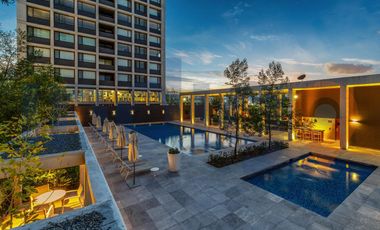 DEPARTAMENTO AMUEBLADO EN RENTA EN ALEGRA TOWERS TIPO GARDEN PB CON JARDÍN PRIVADO