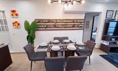 Departamento en renta  A ESTRENAR Amueblado y equipado para ejecutivo AAA Dream Lagoons