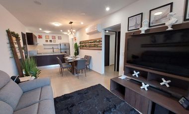 Departamento en renta  A ESTRENAR Amueblado y equipado para ejecutivo AAA Dream Lagoons