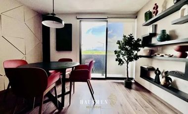 Departamento en renta Juriquilla, Kaoba PB, amueblado con jardín privado.