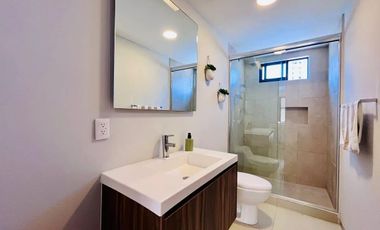 Departamento en renta Juriquilla, Kaoba PB, amueblado con jardín privado.
