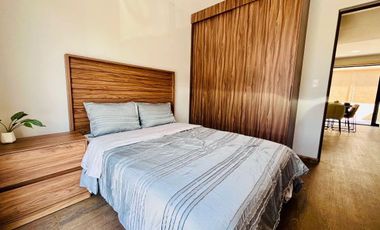 Departamento en renta Juriquilla, Kaoba PB, amueblado con jardín privado.