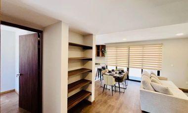 Departamento en renta Juriquilla, Kaoba PB, amueblado con jardín privado.