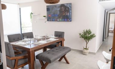 Departamento en RENTA AMUEBLADO de 3 recamaras frente al CAMPO DE GOLF