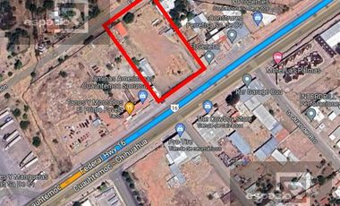 TERRENO EN RENTA SOBRE CARRETERA  A CUAHUTEMOC, FRENTE A BAFAR