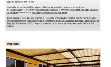 Casa en Renta en Naucalpan de Juárez, colonia San Antonio Zomeyucan