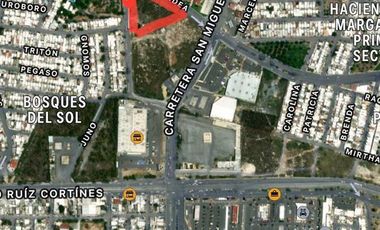 TERRENO EN RENTA por valle soleado BOSQUES DEL SOL GUADALUPE