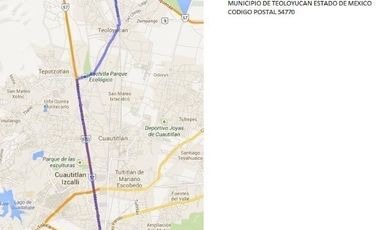 Terreno en Teoloyucan, Edo de Mex