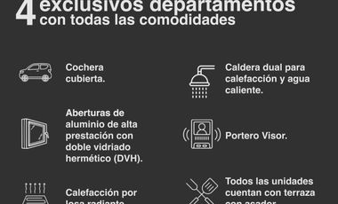 Cuadruplex dos dormitorios Costas de Manantiales