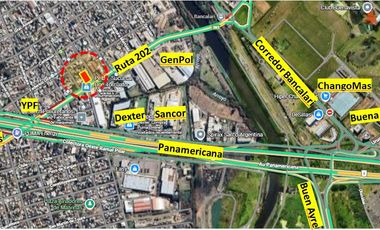 Deposito 428 m2 A ESTRENAR Don Torcuato sobre Ruta 202 casi Panamericana