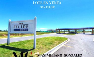 Lote en Venta Barrio Privado San Felipe Canning