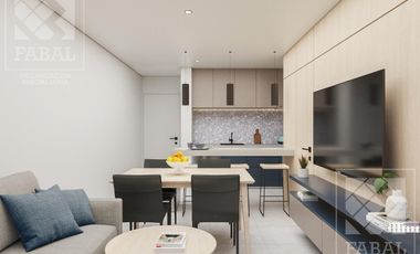 Departamento venta Santa Genoveva, 1 dormitorio, balcón y cochera opcional