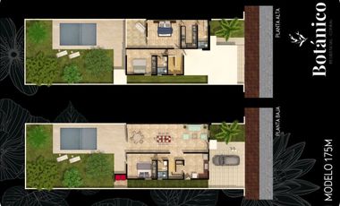 Casa en venta de 3 recámaras en Conkal. Privada Botánico modelo 186