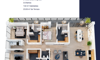 DEPARTAMENTO EN VENTA LA VISTA SAN CALIXTO QUERETARO RDV200223-275