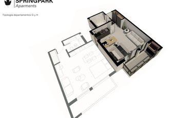 Departamento en Spring Park