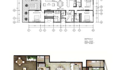 DEPARTAMENTO EN VENTA EQUIPADO Y AMUEBLADO EN ZIRENE, EN LAS PLAYAS DE CHICXULUB