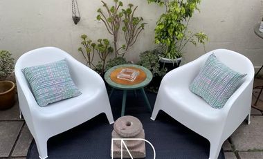 Departamento en Arriendo en DPTO AMOBLADO CON PATIO TODO GTO INCL PROVIDENCIA 2D+2B+1E