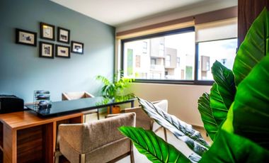 Venta Depa con Jardin  Zibata Luks Townhouses