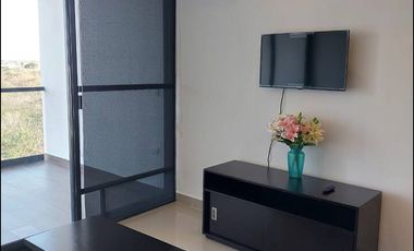 Renta departamento amueblado norte de Mérida