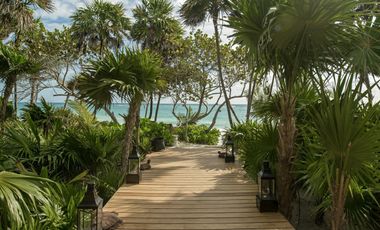 PARAÍSO ÚNICO FRENTE DE PLAYA EN SIAN KA’AN