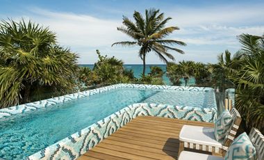 PARAÍSO ÚNICO FRENTE DE PLAYA EN SIAN KA’AN