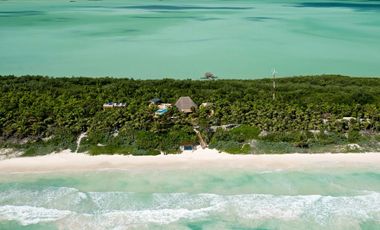 PARAÍSO ÚNICO FRENTE DE PLAYA EN SIAN KA’AN