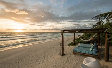 PARAÍSO ÚNICO FRENTE DE PLAYA EN SIAN KA’AN