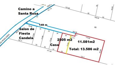 OPORTUNIDAD UNICA 13.586 m2 Dos Lotes en Block en Villa Esquiú