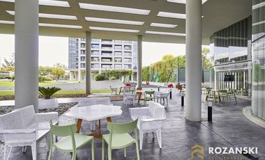 TORRE FORUM. 4 AMBIENTES. PLAYROOM. DEPENDENCIA. 2 COCHERAS. BAULERA. AMENITIES.