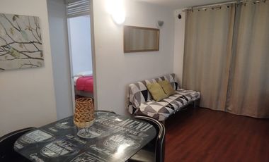 DEPARTAMENTO AMOBLADO TRES HABITACIONES  CONDOMINIO CERRADO