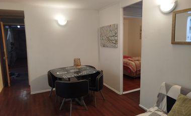 DEPARTAMENTO AMOBLADO TRES HABITACIONES  CONDOMINIO CERRADO