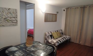 DEPARTAMENTO AMOBLADO TRES HABITACIONES  CONDOMINIO CERRADO