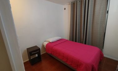 DEPARTAMENTO AMOBLADO TRES HABITACIONES  CONDOMINIO CERRADO